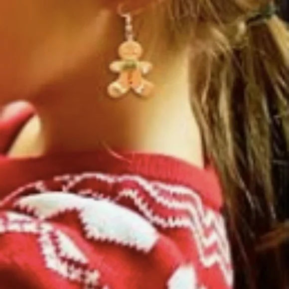 Gingerbread Earrings - Picture 4 of 7